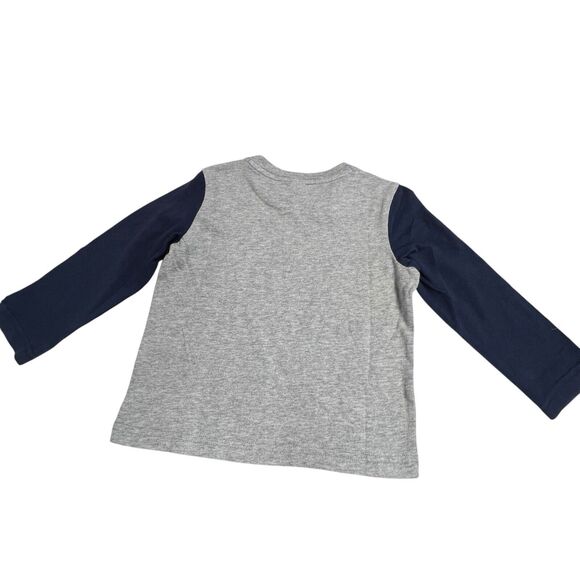 New Janie and Jack Ski Club Long Sleeve Crew Neck Tee 2T - Picture 2 of 4